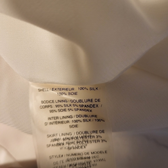 Alice + Olivia Floral Print Silk Dress Size 4 - Picture 9 of 11